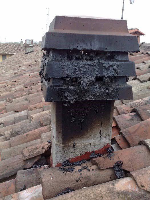 zatkana nasada komina